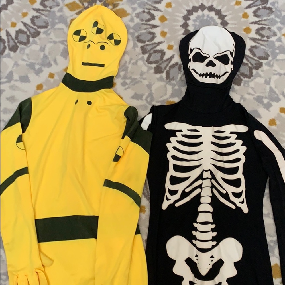 Crash Dummy (L) Skeleton (M) Unitard/Morphsuit